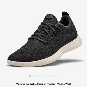 Allbirds Women Wool Runners - Tuke Jo (Charcoal with Cream Soles) - Size 7